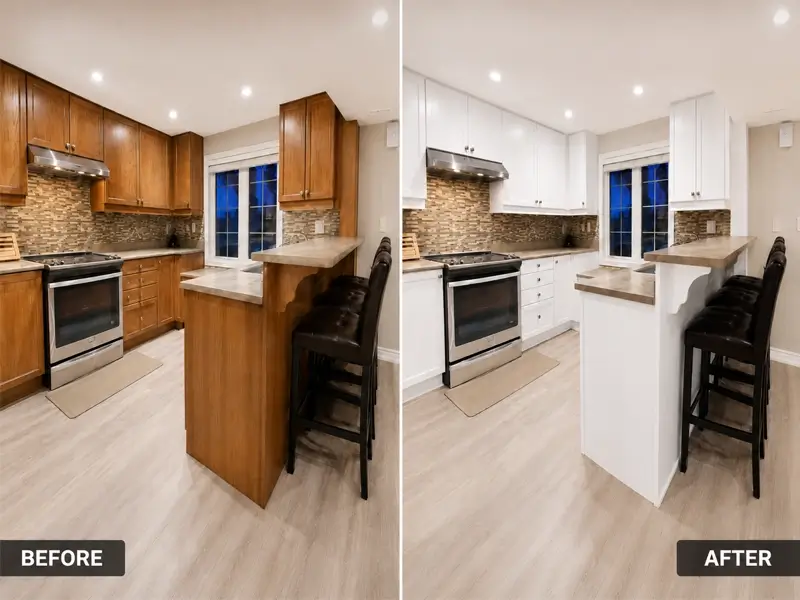 Berczy Village — Builder Maple Refresh after photo