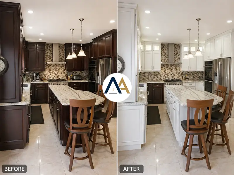 Cathedraltown — Modern Slab Refacing after photo