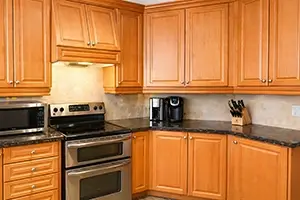 Maple cabinet spray painting Toronto